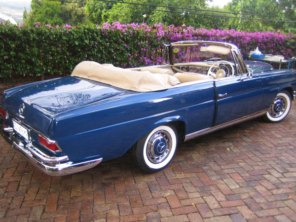 Mercedes fintail wedding #5